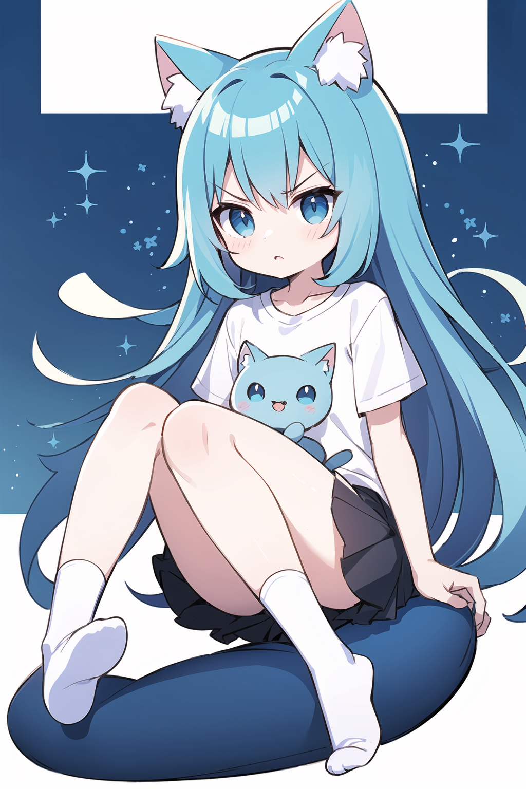00645-2247490780-(masterpiece_ 1.5), (best quality ), (kawaii girl_ 1.5), (blue cat ears), (blue cat tail), (blue cat eyes), blue hair, long hair.png